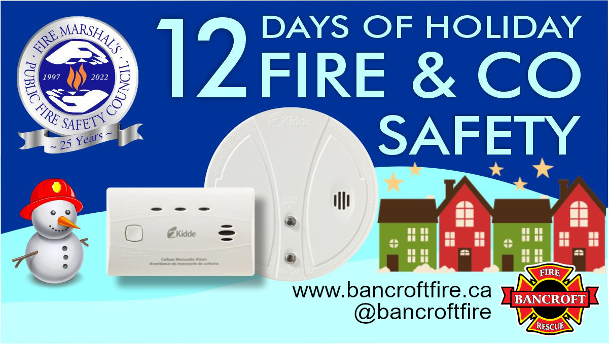 12 Days of Holiday Fire & CO Safety: Tip #12